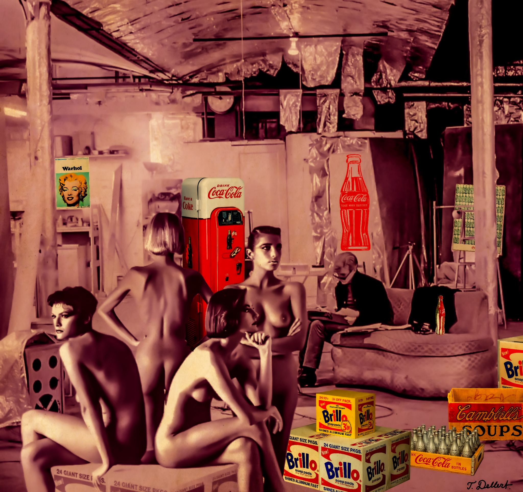 Andy in his Factory Room